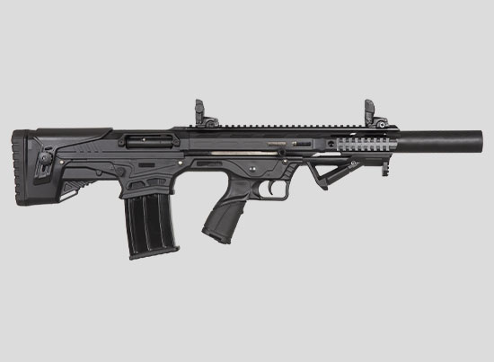 Üzümlü Bullpup BPX-12 Siyah Şarjörlü Av Tüfeği 12 Kalibre 10+1
